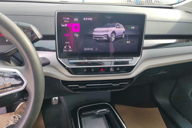 Used Volkswagen ID.6 CROZZ 2021 Long-Range PRO Edition Audio And AC Panel