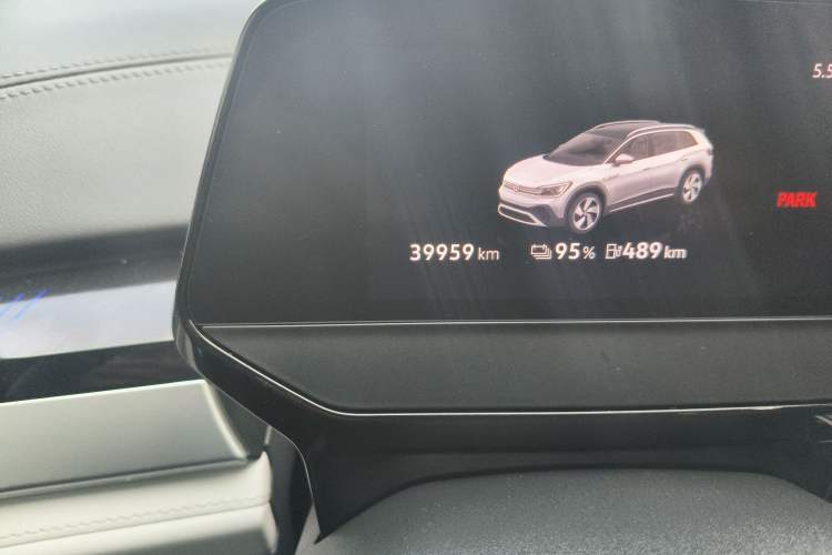 Used Volkswagen ID.6 CROZZ 2021 Long-Range PRO Edition Odometer Close Up