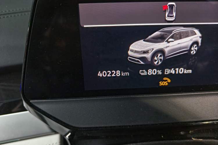 Used Volkswagen ID.6 CROZZ 2022 Long-Range PRO Edition Odometer Close Up