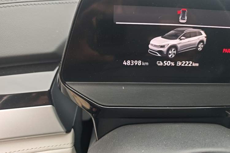 Used Volkswagen ID.6 CROZZ 2022 Long-Range PRO Edition Odometer Close Up
