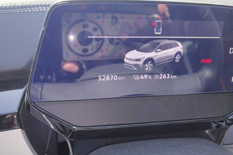 Used Volkswagen ID.6 CROZZ 2022 Long-Range PRO Edition Odometer Close Up