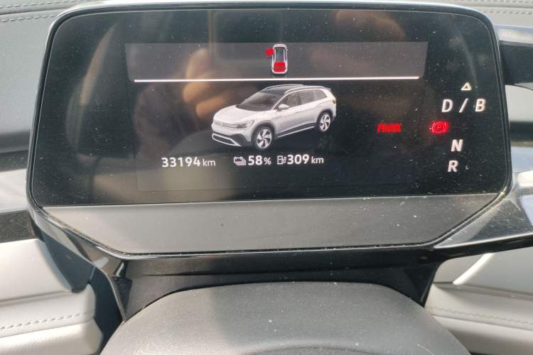 Used Volkswagen ID.6 CROZZ 2022 Long-Range PRO Edition Odometer Close Up