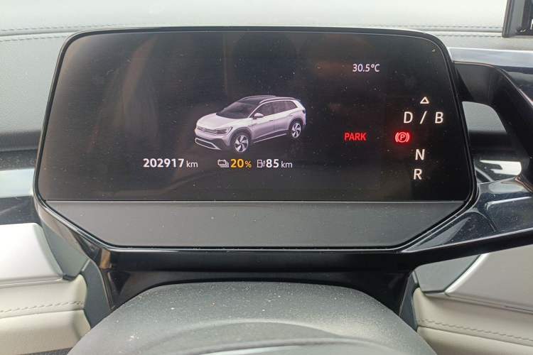 Used Volkswagen ID.6 CROZZ 2022 Long-Range PRO Edition Odometer Close Up
