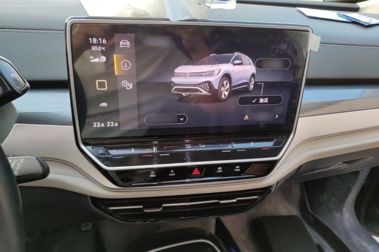 Used Volkswagen ID.6 CROZZ 2022 Standard Range PURE Edition Audio And AC Panel