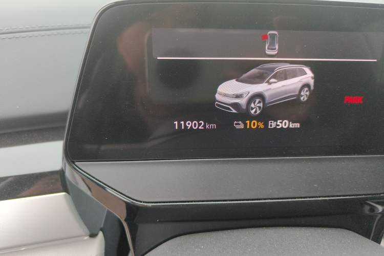 Used Volkswagen ID.6 CROZZ 2022 Long-Range PRO Edition Odometer Close Up