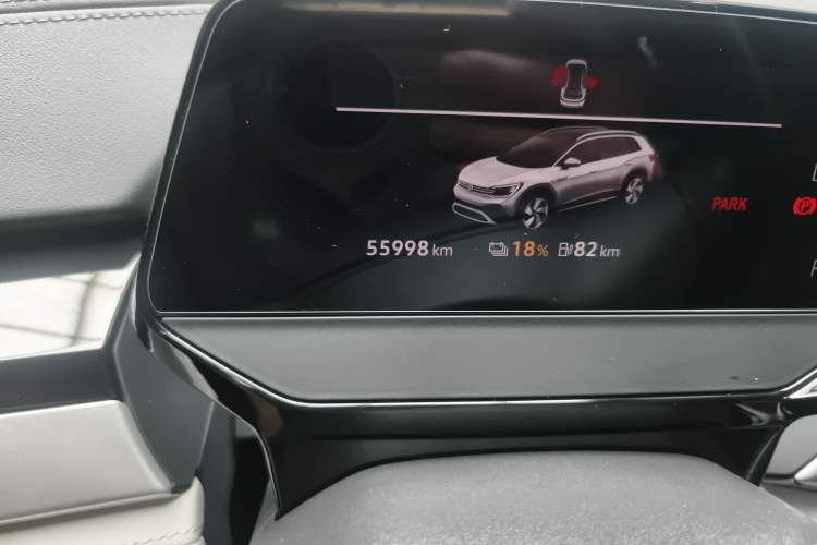 Used Volkswagen ID.6 CROZZ 2022 Long-Range PRO Edition Odometer Close Up