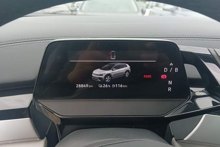 Used Volkswagen ID.6 CROZZ 2022 Long-Range Lite PRO Edition Odometer Close Up
