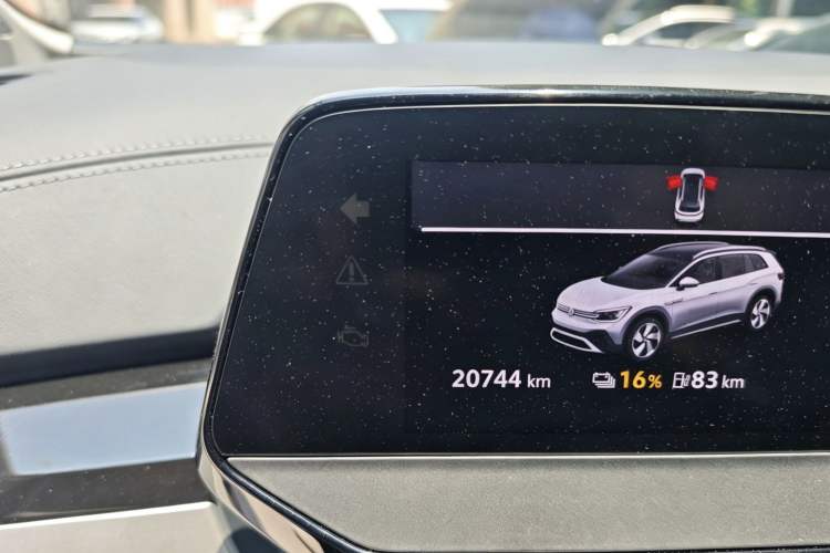 Used Volkswagen ID.6 CROZZ 2022 Long-Range Lite PRO Edition Odometer Close Up