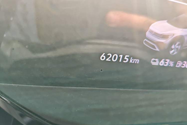 Used Volkswagen ID.6 CROZZ 2022 Long-Range PRO Edition Odometer Close Up
