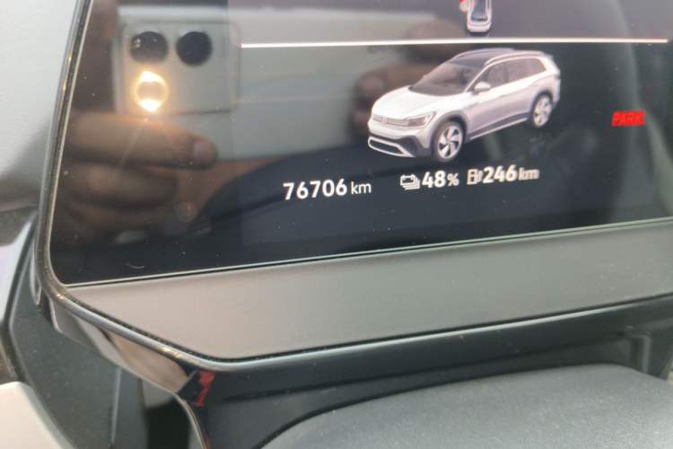 Used Volkswagen ID.6 CROZZ 2022 Long-Range PRO Edition Odometer Close Up