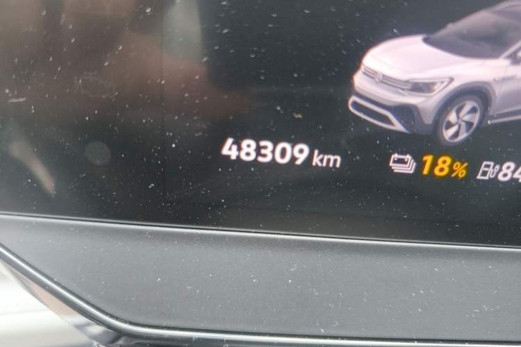 Used Volkswagen ID.6 CROZZ 2022 Long-Range PRO Edition Odometer Close Up