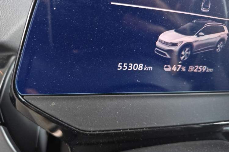 Used Volkswagen ID.6 CROZZ 2022 Long-Range PRO Edition Odometer Close Up