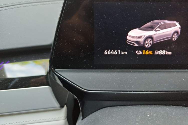 Used Volkswagen ID.6 CROZZ 2022 Long-Range PRO Edition Odometer Close Up