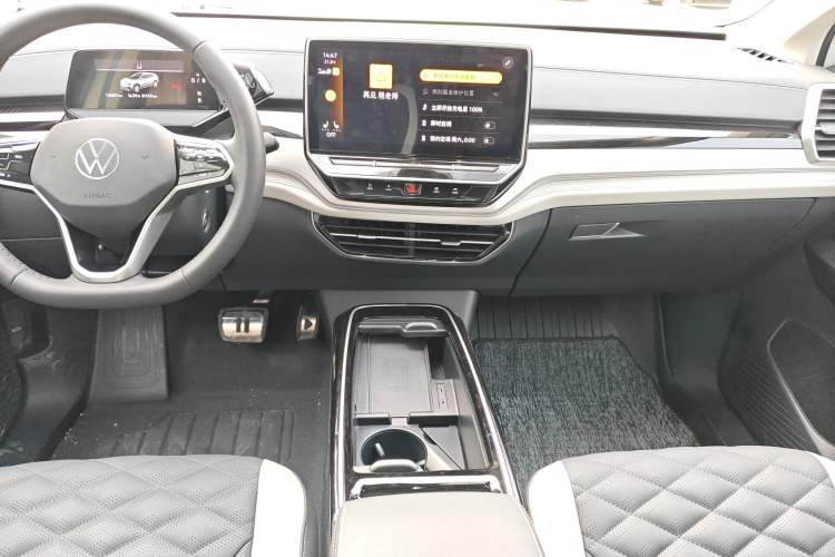 Used Volkswagen ID.6 CROZZ 2024 PRO Model Audio And AC Panel