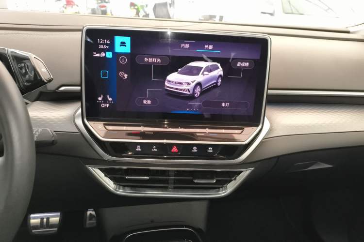 Used Volkswagen ID.6 X 2023 Upgraded Model Ultra-Long Range Version Audio And AC Panel