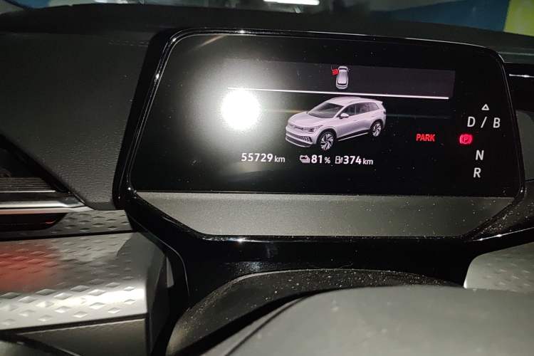 Used Volkswagen ID.6 X 2021 1st Edition ID. First Impression Edition Odometer Close Up