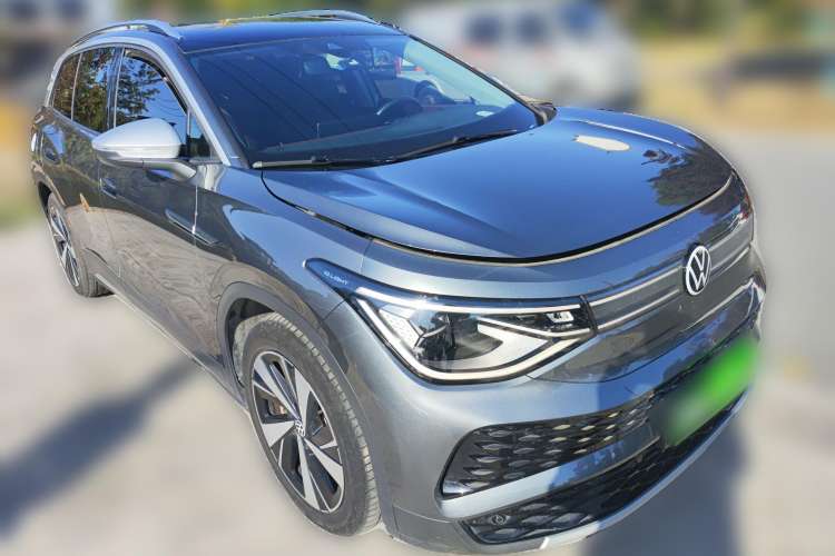 Used Volkswagen ID.6 X 2021 Pro Smart Long-Range Edition Front Right 45 Deg