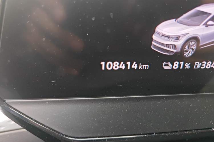 Used Volkswagen ID.6 X 2021 Pro Smart Long-Range Edition Odometer Close Up