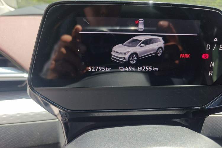 Used Volkswagen ID.6 X 2021 1st Edition ID. First Impression Edition Odometer Close Up
