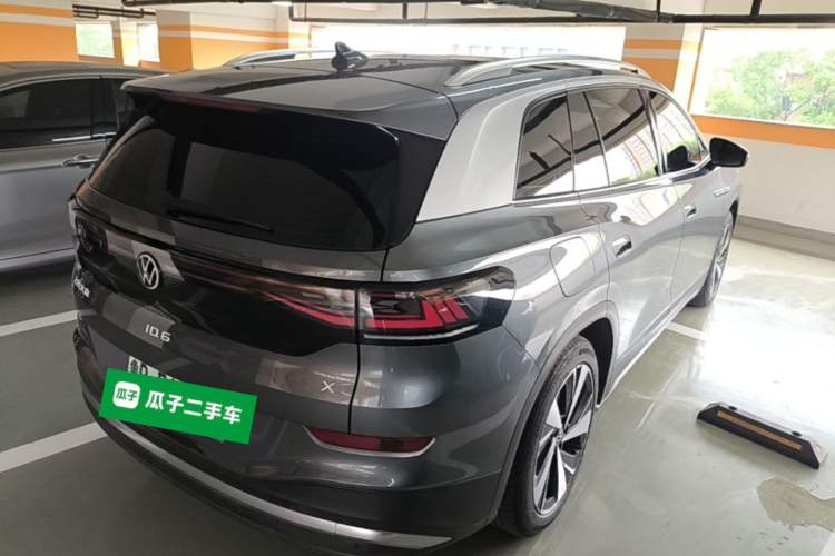 Used Volkswagen ID.6 X 2021 Revised Version Pure+ Long-Range Edition Rear Right 45 Deg
