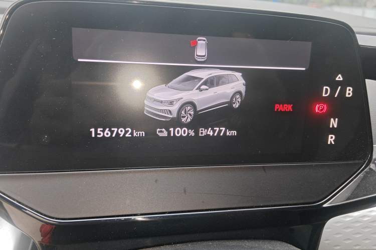 Used Volkswagen ID.6 X 2021 Pro Smart Long-Range Edition Odometer Close Up