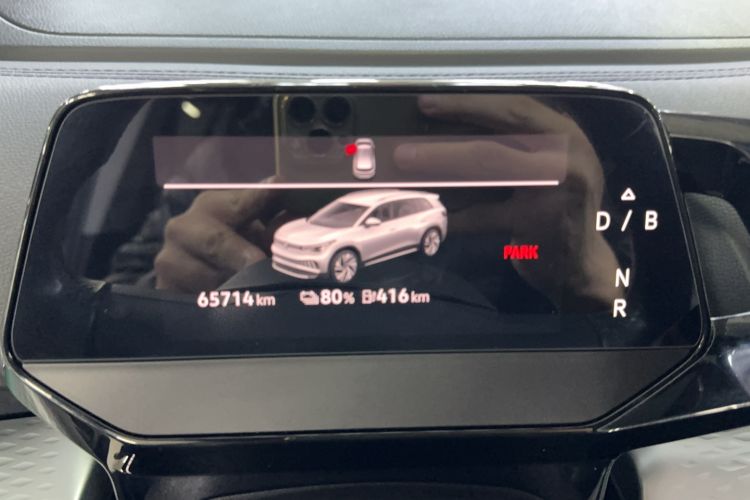 Used Volkswagen ID.6 X 2021 Pro Smart Long-Range Edition Odometer Close Up