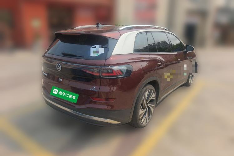 Used Volkswagen ID.6 X 2021 Prime Kinergy Four-Wheel Drive Edition Rear Right 45 Deg