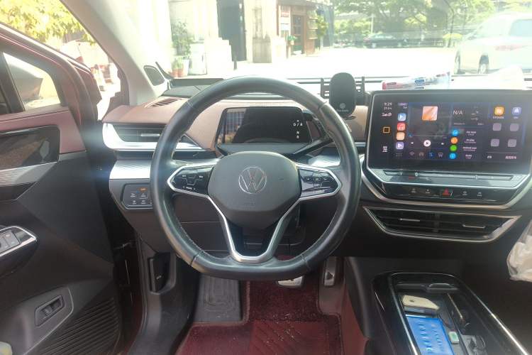 Used Volkswagen ID.6 X 2021 Prime Kinergy Four-Wheel Drive Edition Steering Wheel