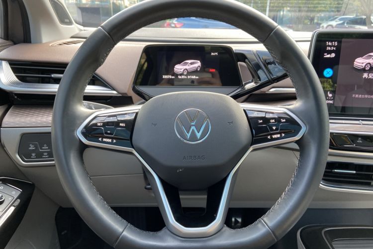 Used Volkswagen ID.6 X 2021 Prime Kinergy Four-Wheel Drive Edition Steering Wheel
