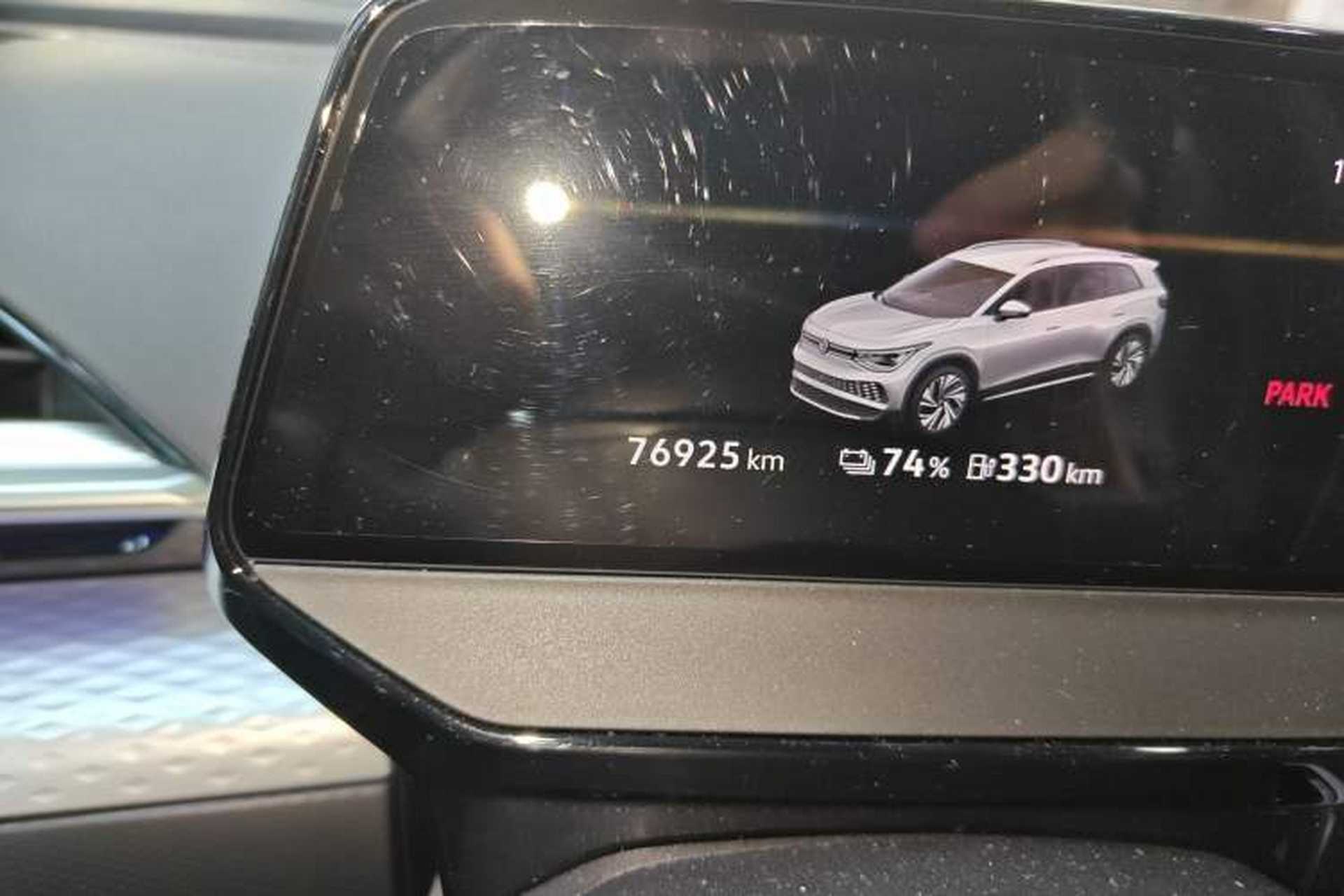 Used Volkswagen ID.6 X 2021 Pro Smart Long-Range Edition Odometer Close Up
