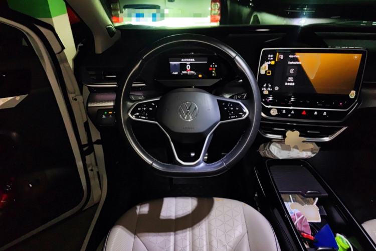 Used Volkswagen ID.6 X 2021 Prime Kinergy Four-Wheel Drive Edition Steering Wheel