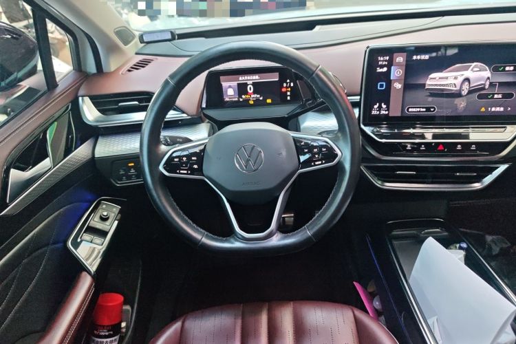 Used Volkswagen ID.6 X 2021 Prime Kinergy Four-Wheel Drive Edition Steering Wheel
