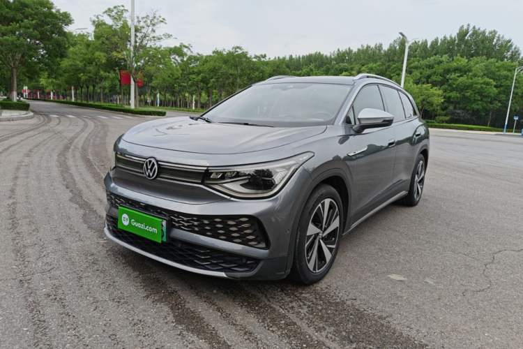 Used Volkswagen ID.6 X 2022 Intelligent Long-Range Version Guazi used car, China used car export, Used car for sale, Used Volkswagen cars, Cheapest cars for sale, Electric vehicle, New energy car