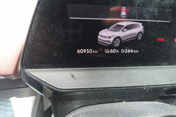 Used Volkswagen ID.6 X 2022 Smart Enjoyment Long-Range Edition Odometer Close Up