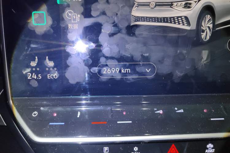 Used Volkswagen ID.6 X 2022 Smart Enjoyment Long-Range Edition Odometer Close Up