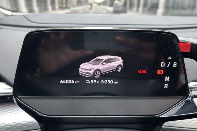 Used Volkswagen ID.6 X 2022 Smart Enjoyment Long-Range Edition Odometer Close Up