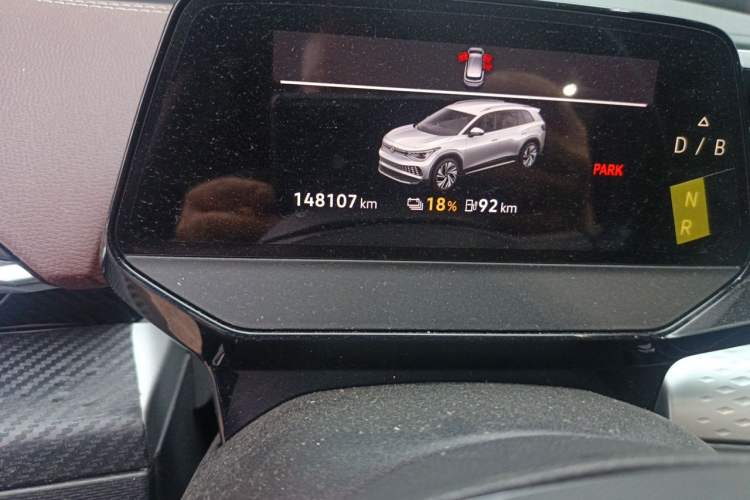 Used Volkswagen ID.6 X 2022 Smart Enjoyment Long-Range Edition Odometer Close Up