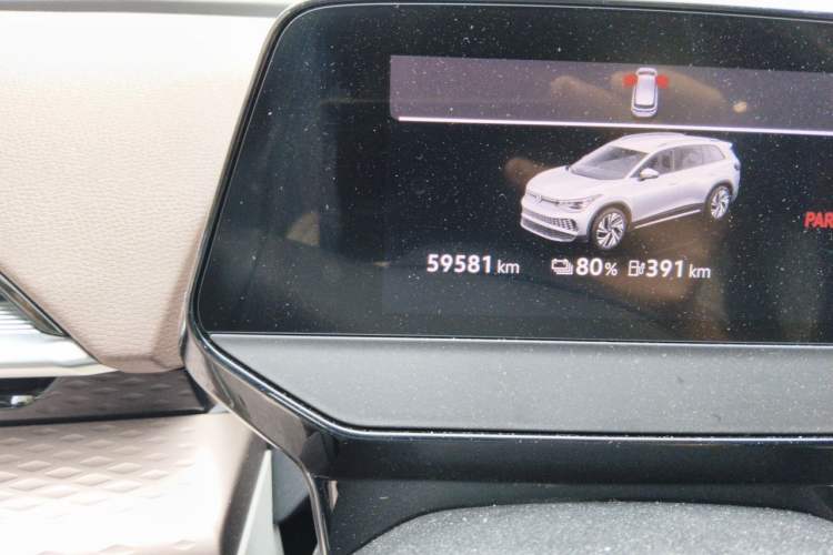 Used Volkswagen ID.6 X 2022 Smart Enjoyment Long-Range Edition Odometer Close Up