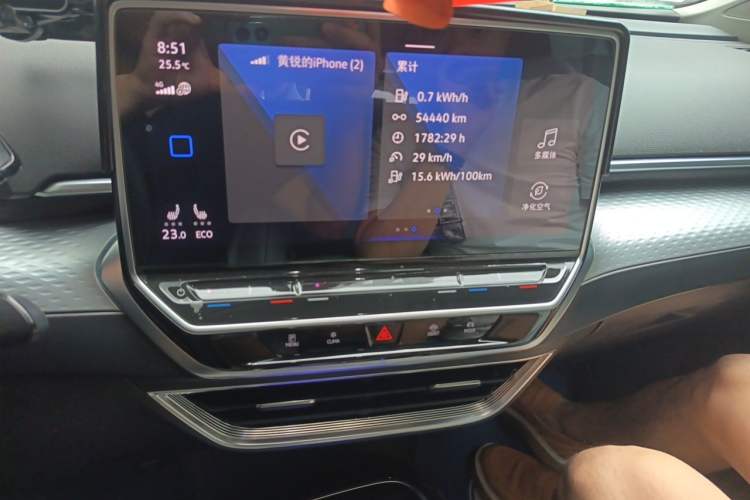 Used Volkswagen ID.6 X 2022 Intelligent Long-Range Version Audio And AC Panel