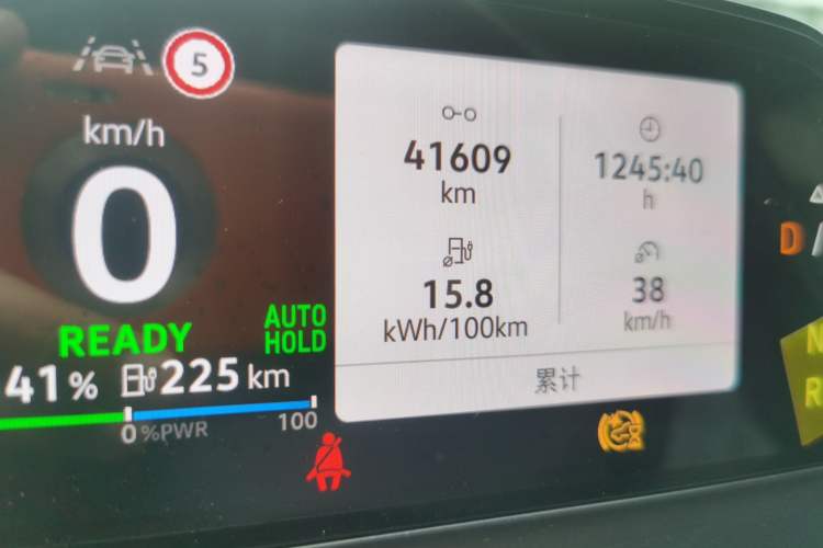 Used Volkswagen ID.6 X 2022 Intelligent Long-Range Version Odometer Close Up