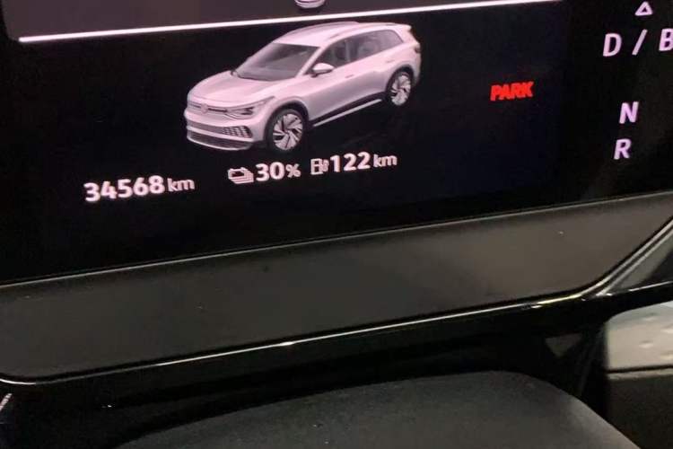 Used Volkswagen ID.6 X 2022 Smart Enjoyment Long-Range Edition Odometer Close Up
