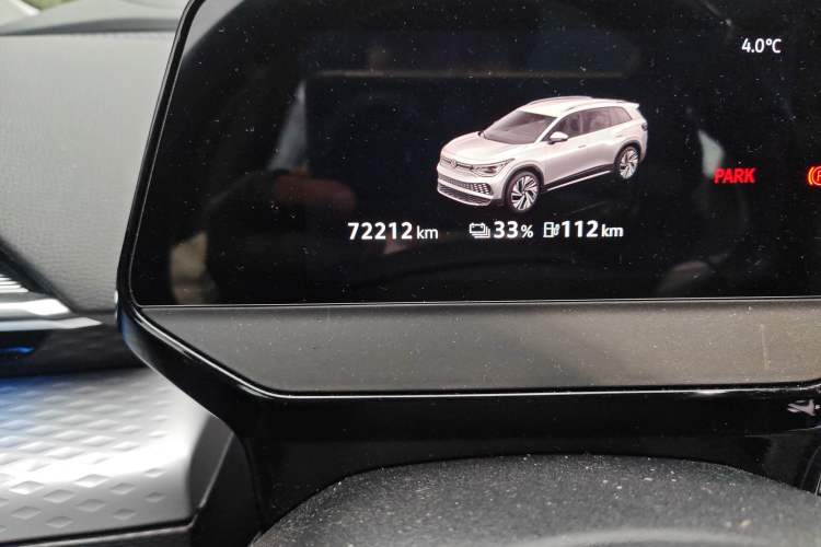 Used Volkswagen ID.6 X 2022 Smart Enjoyment Long-Range Edition Odometer Close Up