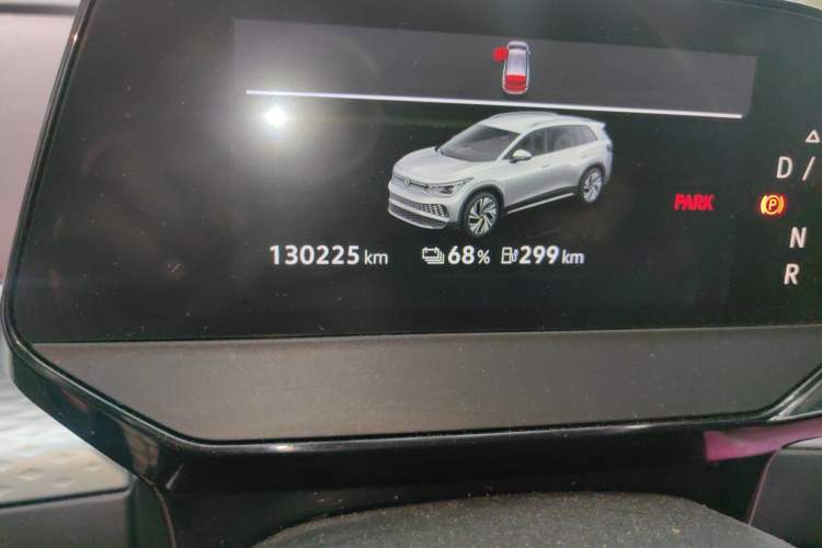 Used Volkswagen ID.6 X 2022 ZhiXiang Pure Long-Range Edition Odometer Close Up