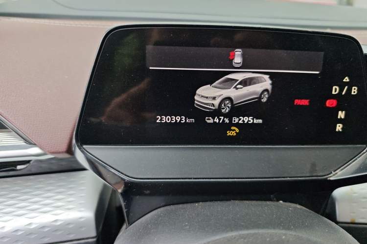 Used Volkswagen ID.6 X 2022 ZhiXiang Pure Long-Range Edition Odometer Close Up