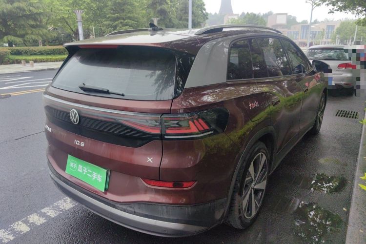 Used Volkswagen ID.6 X 2022 ZhiXiang Pure Long-Range Edition Rear Right 45 Deg