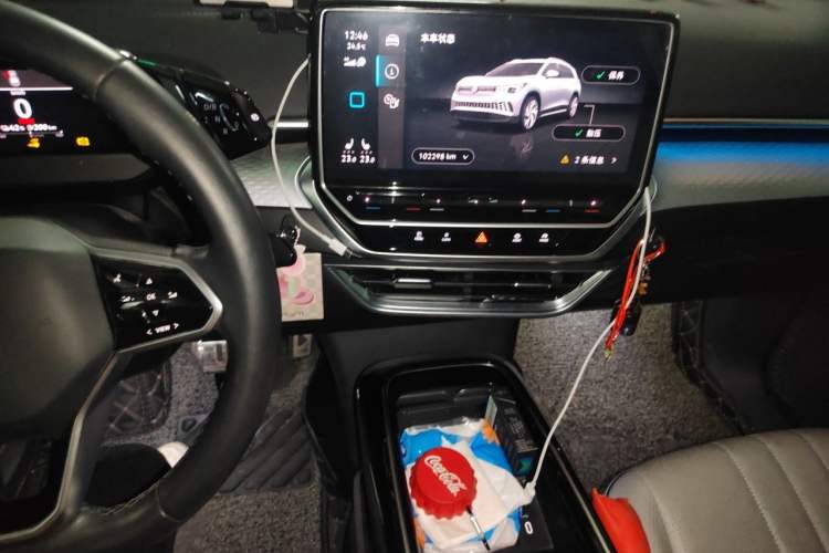 Used Volkswagen ID.6 X 2022 Intelligent Long-Range Version Audio And AC Panel