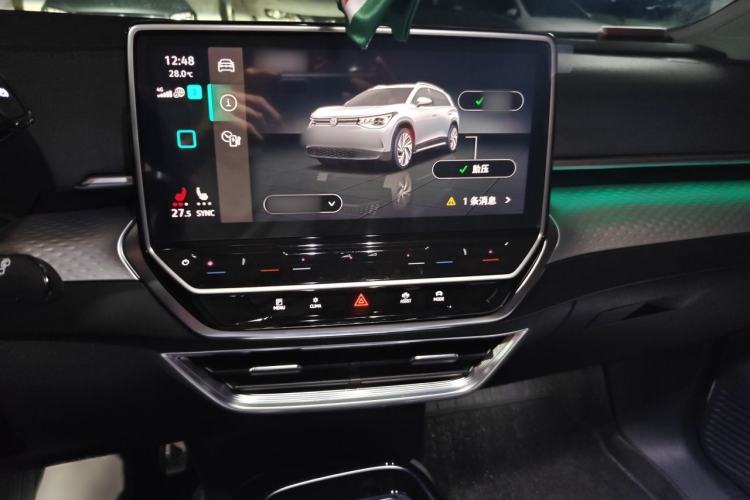 Used Volkswagen ID.6 X 2022 Smart Enjoyment Long-Range Edition Audio And AC Panel