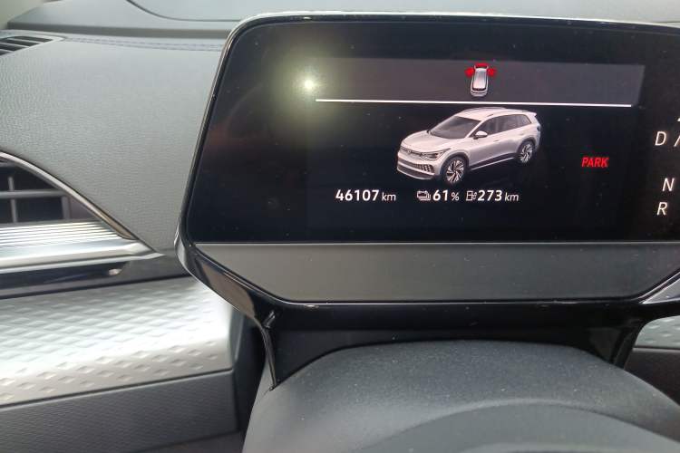 Used Volkswagen ID.6 X 2022 Smart Enjoyment Long-Range Edition Odometer Close Up