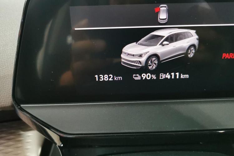 Used Volkswagen ID.6 X 2022 Intelligent Long-Range Version Odometer Close Up