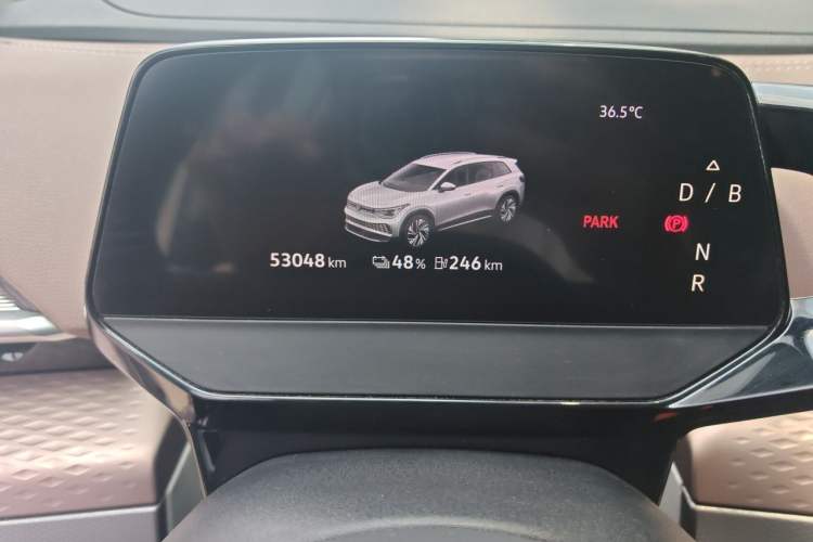 Used Volkswagen ID.6 X 2022 Intelligent Long-Range Version Odometer Close Up